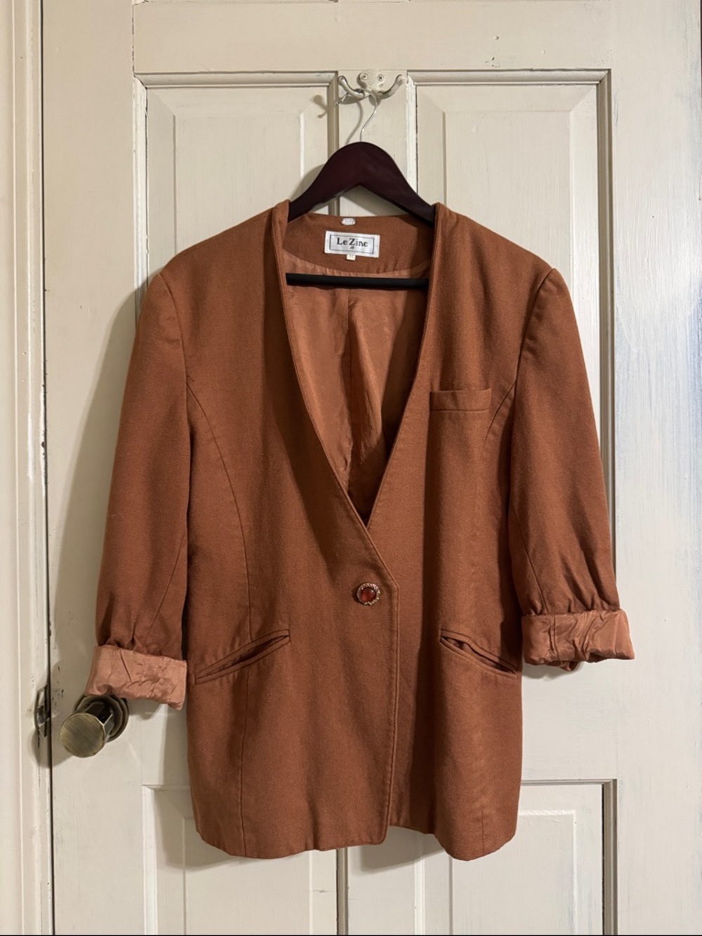 Rust Brown Women’s Blazer Jacket